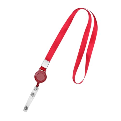 CONGARTENO 4 Stück Teiliges Schlüsselband mit Clip Praktische Ausweishalter Nackenband für Arbeit Schule Robustes Sicherheitsmaterial Vielseitig für Id Karten Modisches Design in Rot CONGARTENO 4 Stück Teiliges Schlüsselband mit Clip Praktische Ausweishalter Nackenband für Arbeit Schule Robustes Sicherheitsmaterial Vielseitig für Id Karten Modisches Design in Rot von CONGARTENO
