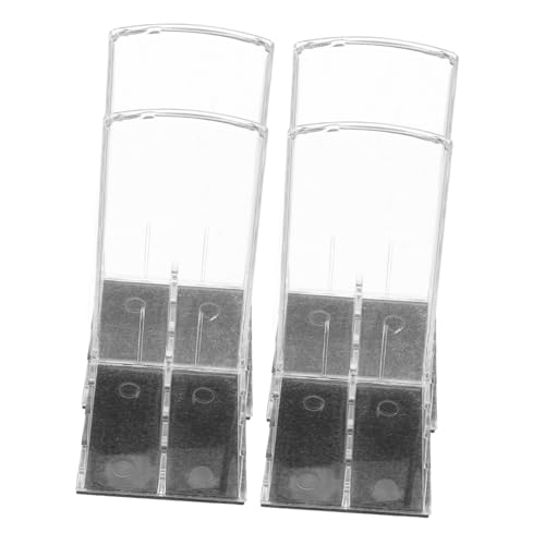 CONGARTENO 4 Stück Teiliges Transparentes Kunststoff rückstützbrett mit Magnetischem Design Platzsparender Regalhalter zur Verhinderung von Umkippen Stabiler Stand für Snacks und Waren in CONGARTENO 4 Stück Teiliges Transparentes Kunststoff rückstützbrett mit Magnetischem Design Platzsparender Regalhalter zur Verhinderung von Umkippen Stabiler Stand für Snacks und Waren in von CONGARTENO