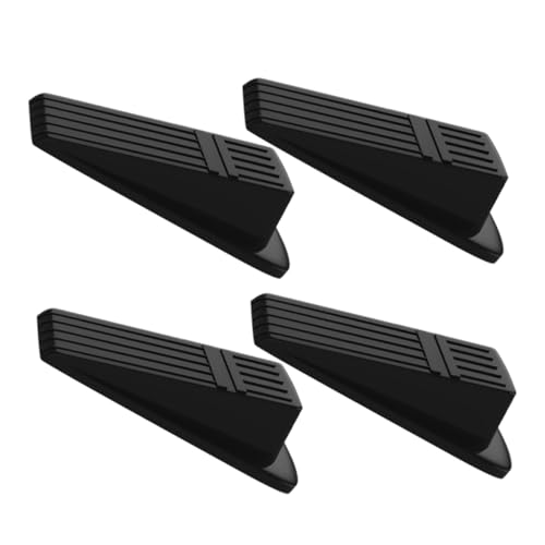CONGARTENO 4 Stück Teiliges Türkeil aus Robustem Rutschfester Windschutz Einfacher Einbau ohne Bohren Sicherer Türstopper gegen Zugluft für Zuhause und Büro von CONGARTENO