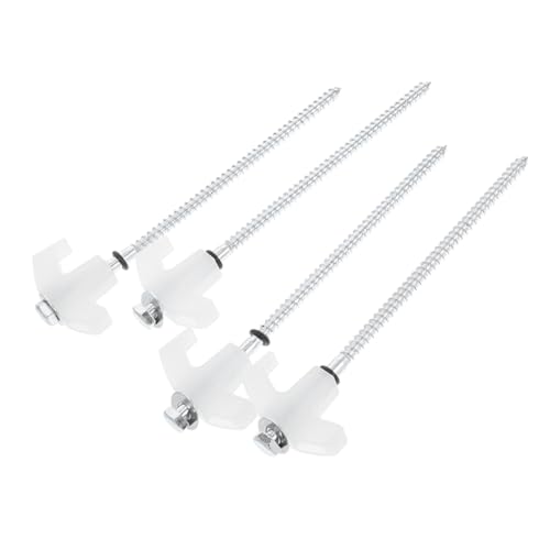 CONGARTENO 4 Stück Teiliges Zeltheringe mit Nachtleuchtfunktion Gewindegängig aus Metall Windresistente Bodenanker für Sicheren Halt Beim Camping und Outdoor Einsatz für Harten Boden von CONGARTENO