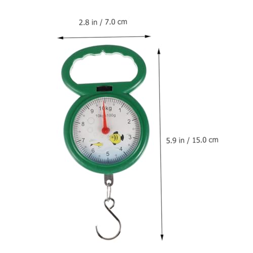 CONGARTENO 4 Stück Tragbare Handwaage mit Haken Multifunktionale Federwaage für Gepäck Fisch und Haushalt Leichtes Kompaktes Design für Reisen Outdoor und Einkauf von CONGARTENO