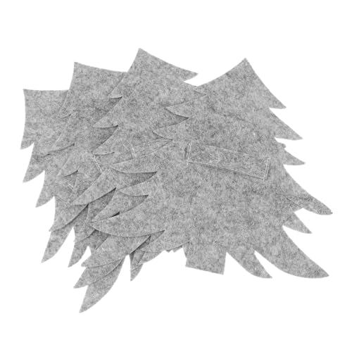 CONGARTENO 4 Stücke Teiliges Weihnachtsbaum Bestecktaschen aus Filz Stabile Messer-gabel-abdeckungen für Festliche Tischdeko Weihnachten Hochwertige Party-besteckhüllen für Stilvolles von CONGARTENO