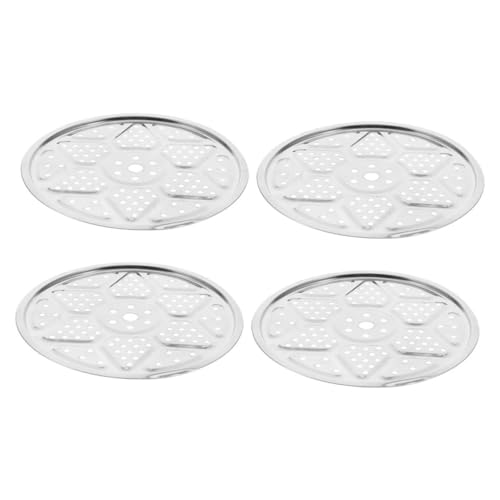 CONGARTENO 4 Teiliges Dampfgarer Tablett Rund Multifunktional Dampfgarer Regal Dampfgarer Dampfhalter Zum Kochen Dampfgarer Einmach Rack Dampfständer Silberfarben CONGARTENO 4 Teiliges Dampfgarer Tablett Rund Multifunktional Dampfgarer Regal Dampfgarer Dampfhalter Zum Kochen Dampfgarer Einmach Rack Dampfständer Silberfarben von CONGARTENO