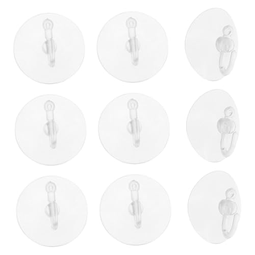 CONGARTENO 40 Stück Transparente Saugnapf Haken aus Robustem Kunststoff Einfach Montierbar und Rückstandsfrei Entfernbar für Badezimmer Küche und Fenster zur Vielseitigen Wandbefestigung CONGARTENO 40 Stück Transparente Saugnapf Haken aus Robustem Kunststoff Einfach Montierbar und Rückstandsfrei Entfernbar für Badezimmer Küche und Fenster zur Vielseitigen Wandbefestigung von CONGARTENO