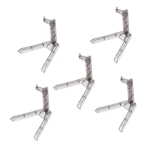 CONGARTENO 5 Stück Handlungsfiguren Ständer Transparent Schwarz Stabiler Miniatur Displayhalter Für Figuren Und Modelle Modernes Design Kompakt Sicher Für Sammler Zuhause von CONGARTENO