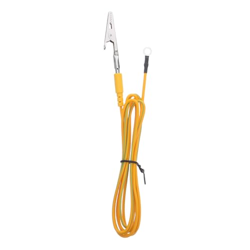 CONGARTENO 5 Stück Teiliges Anti-static mit Alligatorclip und Terminal Lug Langlebiges Flexibles Erdungskabel für Elektronikgeräte Einfache Installation und Zuverlässiger Schutz vor von CONGARTENO