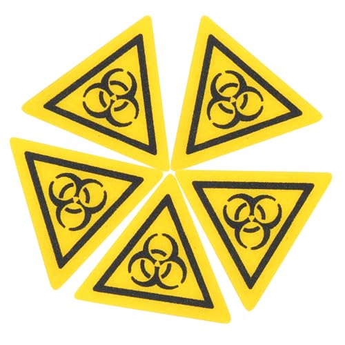 CONGARTENO 5 Stück Teiliges Biosicherheits Warnschild Biologischer Gefahren Warnaufkleber Langlebige Laborkennzeichnung Praktische Sicherheitsmarkierung für Infektionsschutz Einfach CONGARTENO 5 Stück Teiliges Biosicherheits Warnschild Biologischer Gefahren Warnaufkleber Langlebige Laborkennzeichnung Praktische Sicherheitsmarkierung für Infektionsschutz Einfach von CONGARTENO