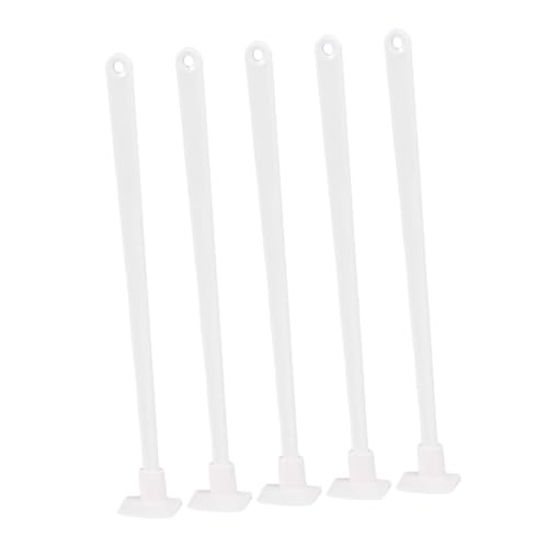 CONGARTENO 5 Stück Teiliges Flaschenschaber Langem Griff Vielseitiger für Marmelade Ketchup Kosmetik Ergonomisch Gebogenes Design für Enge Flaschenöffnungen Einfach zu Reinigen von CONGARTENO
