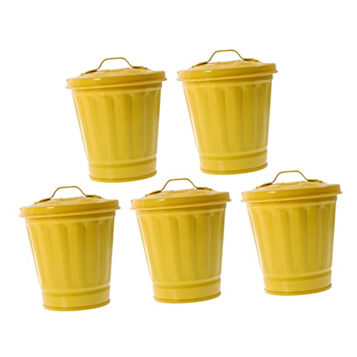 CONGARTENO 5 Stück Teiliges Mini mülleimer Deckel Dekorative Kleine Aufbewahrungsbehälter für Schreibtisch Vielseitig Verwendbar als Papierkorb Blumentopf Geeignet für Wohnzimmer und Büro CONGARTENO 5 Stück Teiliges Mini mülleimer Deckel Dekorative Kleine Aufbewahrungsbehälter für Schreibtisch Vielseitig Verwendbar als Papierkorb Blumentopf Geeignet für Wohnzimmer und Büro von CONGARTENO