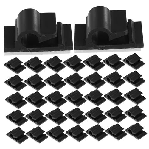 CONGARTENO 50 Stück Kabelclips Selbstklebende Kabelhalter für Kabelmanagement Schwarz für Schreibtisch Büro Zuhause USB Kabel Audiokabel Installieren CONGARTENO 50 Stück Kabelclips Selbstklebende Kabelhalter für Kabelmanagement Schwarz für Schreibtisch Büro Zuhause USB Kabel Audiokabel Installieren von CONGARTENO