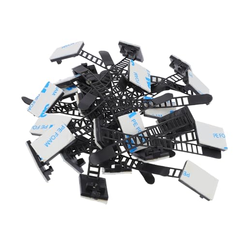 CONGARTENO 50 Stück Selbstklebende Kabelclips Kabelhalter Verstellbar Kabelmanagement für Schreibtisch Zuhause Büro Kabelbefestigung Zugentlastung Kabelschellen Organizer CONGARTENO 50 Stück Selbstklebende Kabelclips Kabelhalter Verstellbar Kabelmanagement für Schreibtisch Zuhause Büro Kabelbefestigung Zugentlastung Kabelschellen Organizer von CONGARTENO