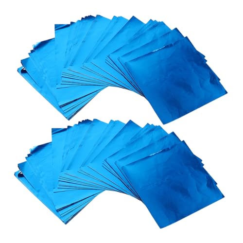 CONGARTENO 500 Stück Aluminiumfolie Zinnfolienverpackung DIY Bonbonpapier Schokoladenpapier Schokoladen Aluminiumfolienverpackung Selbstgemachte Bonbonpapiere Aluminiumfolie CONGARTENO 500 Stück Aluminiumfolie Zinnfolienverpackung DIY Bonbonpapier Schokoladenpapier Schokoladen Aluminiumfolienverpackung Selbstgemachte Bonbonpapiere Aluminiumfolie von CONGARTENO