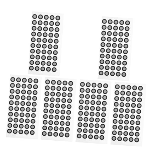 CONGARTENO 6 Blätter Scanning Reflektierende Markierungspunkte Dicke Tear resistant Positionierungsmarker Kompatibel für Hochpräzise Scanner Anwendungen von CONGARTENO