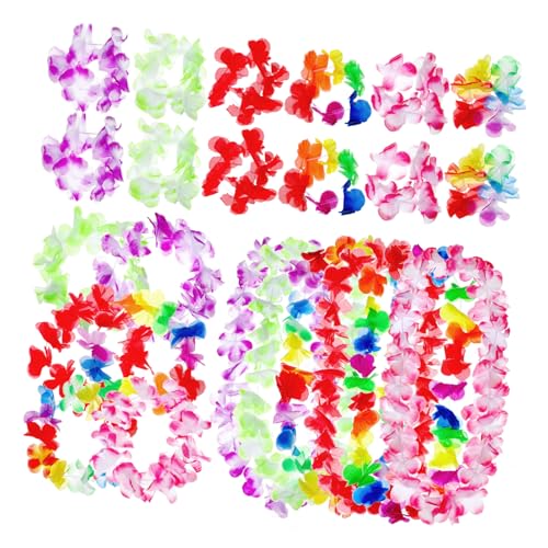 CONGARTENO 6 Sätze Teiliges Hawaii Leis mit Klassischen Farbintensiven Blumen girlanden Weichen Komfortablen Materialien Robustem Design für Hula Tanz Strand Themenpartys CONGARTENO 6 Sätze Teiliges Hawaii Leis mit Klassischen Farbintensiven Blumen girlanden Weichen Komfortablen Materialien Robustem Design für Hula Tanz Strand Themenpartys von CONGARTENO