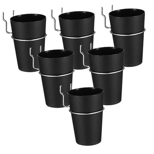 CONGARTENO 6 Sätze Teiliges Pegboard Becher mit Haken und Halterung Robuste Schwarze Körbe zur Praktischen Organisation und Aufbewahrung an Lochwänden für Werkstatt Garage und Arbeitsbereich CONGARTENO 6 Sätze Teiliges Pegboard Becher mit Haken und Halterung Robuste Schwarze Körbe zur Praktischen Organisation und Aufbewahrung an Lochwänden für Werkstatt Garage und Arbeitsbereich von CONGARTENO