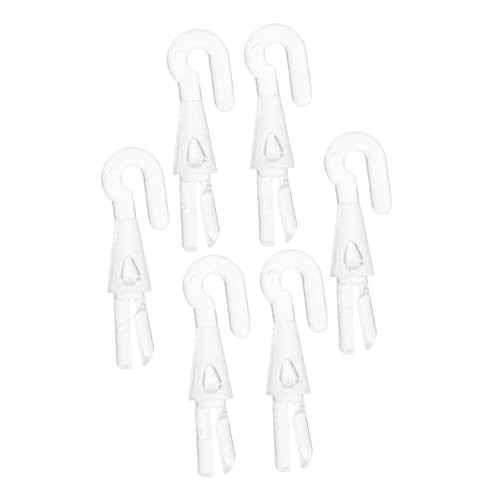 CONGARTENO 6 Stück Teiliges Blind Wand Haken Robuste Blindstab Verbindungshaken für Jalousien und Vorhänge Einfache Installation und Sichere Nutzung von CONGARTENO