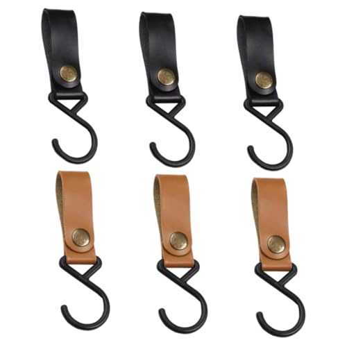 CONGARTENO 6 Stück Teiliges Campinghaken mit Strapazierfähigem Pu Material für Zeltaufhängung Vielseitig Einsetzbar zum Trocknen von Kochgeschirr und Kleidung Kompakt und Tragbar für Outdoor CONGARTENO 6 Stück Teiliges Campinghaken mit Strapazierfähigem Pu Material für Zeltaufhängung Vielseitig Einsetzbar zum Trocknen von Kochgeschirr und Kleidung Kompakt und Tragbar für Outdoor von CONGARTENO