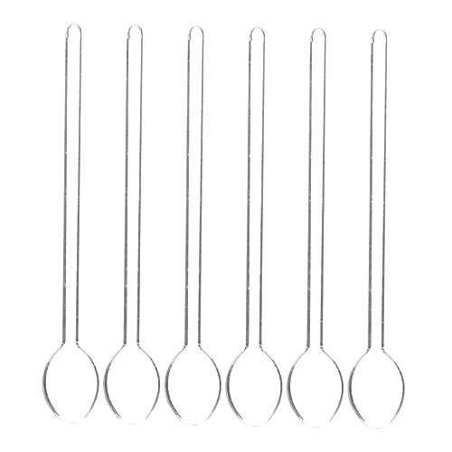 CONGARTENO 6 Stück Teiliges Hochtemperaturbeständige Glaslöffel Kaffeerührer Dessertlöffel Tragbarer Küchenutensilien für Kaffee und Kuchen CONGARTENO 6 Stück Teiliges Hochtemperaturbeständige Glaslöffel Kaffeerührer Dessertlöffel Tragbarer Küchenutensilien für Kaffee und Kuchen von CONGARTENO