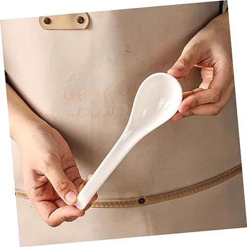 CONGARTENO 6 Stück Teiliges Keramiklöffel Vielseitige Reislöffel und Suppenlöffel Ergonomisch Geformt Hygienisch und Bruchsicher Geeignet für Küche und Dessert Komfortabel für Kinderhand CONGARTENO 6 Stück Teiliges Keramiklöffel Vielseitige Reislöffel und Suppenlöffel Ergonomisch Geformt Hygienisch und Bruchsicher Geeignet für Küche und Dessert Komfortabel für Kinderhand von CONGARTENO