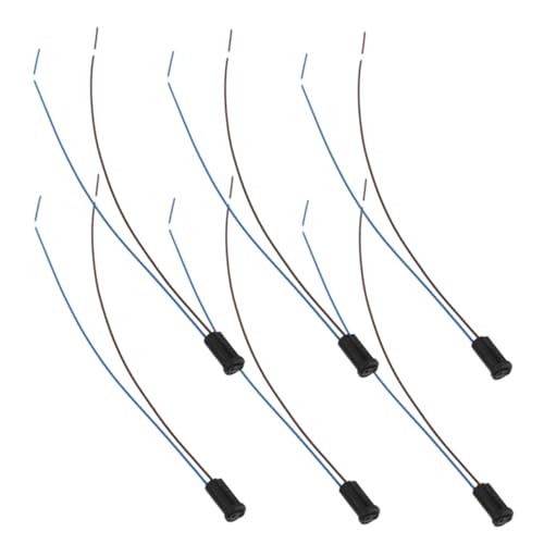 CONGARTENO 6 Stück Teiliges Lampenfassung Kunststoff mit Hitzebeständigem Ptfe Kabel Zuverlässiger Niederspannung Lampensockel Einfache Montage für Vielseitige LED Beleuchtungsprojekte CONGARTENO 6 Stück Teiliges Lampenfassung Kunststoff mit Hitzebeständigem Ptfe Kabel Zuverlässiger Niederspannung Lampensockel Einfache Montage für Vielseitige LED Beleuchtungsprojekte von CONGARTENO