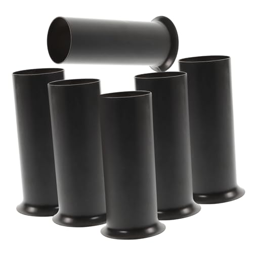 CONGARTENO 6 Stück Teiliges Metall Kronleuchter Kerzenfassung Abdeckungen Schwarze Flanschhülsen Ersatzteile für Kristall und Deckenleuchten Einfache Installation Langlebiges Zubehör CONGARTENO 6 Stück Teiliges Metall Kronleuchter Kerzenfassung Abdeckungen Schwarze Flanschhülsen Ersatzteile für Kristall und Deckenleuchten Einfache Installation Langlebiges Zubehör von CONGARTENO