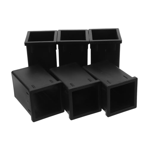 CONGARTENO 6 Stück Teiliges Vierkantrohr reduzierhülsen aus Robustem Kunststoff Präzise Adapter für Quadratrohre Vielseitige Verbindung und Abdichtung für Fitnessgeräte und CONGARTENO 6 Stück Teiliges Vierkantrohr reduzierhülsen aus Robustem Kunststoff Präzise Adapter für Quadratrohre Vielseitige Verbindung und Abdichtung für Fitnessgeräte und von CONGARTENO