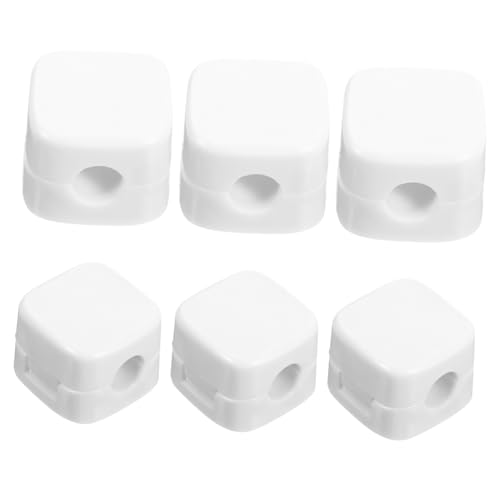 CONGARTENO 6 Stück Teiliges Weiß Flexibler Kabelhalter für Kabelmanagement Platzsparend Selbstklebend und Verstellbar für Schreibtisch und Haushaltsgeräte organizer CONGARTENO 6 Stück Teiliges Weiß Flexibler Kabelhalter für Kabelmanagement Platzsparend Selbstklebend und Verstellbar für Schreibtisch und Haushaltsgeräte organizer von CONGARTENO