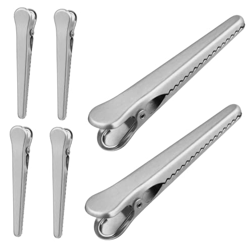 CONGARTENO 6 Stück Verschlussclips für Lebensmittel Beutel Langlebige Kitchen Clamp für Snacks Milchpulver Kartoffelchips Einfache Handhabung Garantiert Frische CONGARTENO 6 Stück Verschlussclips für Lebensmittel Beutel Langlebige Kitchen Clamp für Snacks Milchpulver Kartoffelchips Einfache Handhabung Garantiert Frische von CONGARTENO