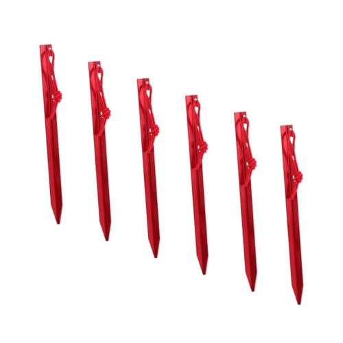 CONGARTENO 6 Stück Verstellbare Zeltheringe aus Aluminiumlegierung Windfeste Camping Bodenanker mit Mehrzahnigem Design für Strand und Weiche Böden Leicht und Korrosionsbeständig für Outdoor CONGARTENO 6 Stück Verstellbare Zeltheringe aus Aluminiumlegierung Windfeste Camping Bodenanker mit Mehrzahnigem Design für Strand und Weiche Böden Leicht und Korrosionsbeständig für Outdoor von CONGARTENO