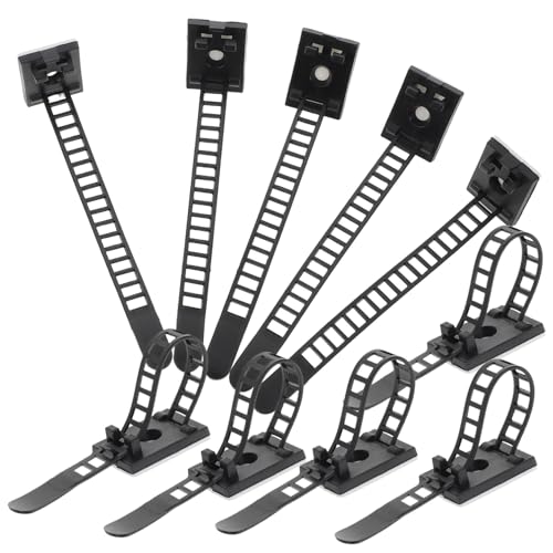 CONGARTENO 60 Stück Kabel Organizer Einstellbare Selbstklebende Kabelhalter für Effizientes Kabelmanagement Wiederverwendbare Kabelbinder für Zuhause Büro und Auto CONGARTENO 60 Stück Kabel Organizer Einstellbare Selbstklebende Kabelhalter für Effizientes Kabelmanagement Wiederverwendbare Kabelbinder für Zuhause Büro und Auto von CONGARTENO