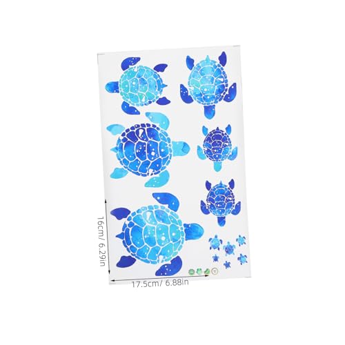 CONGARTENO 8 Blätter Teiliges Wasserfeste Meeres-schildkröten Wandsticker aus PVC Abnehmbare Badezimmer Deko für Unterwasser-badewanne und Kinderzimmer Schutzbeschichtete Langlebige CONGARTENO 8 Blätter Teiliges Wasserfeste Meeres-schildkröten Wandsticker aus PVC Abnehmbare Badezimmer Deko für Unterwasser-badewanne und Kinderzimmer Schutzbeschichtete Langlebige von CONGARTENO