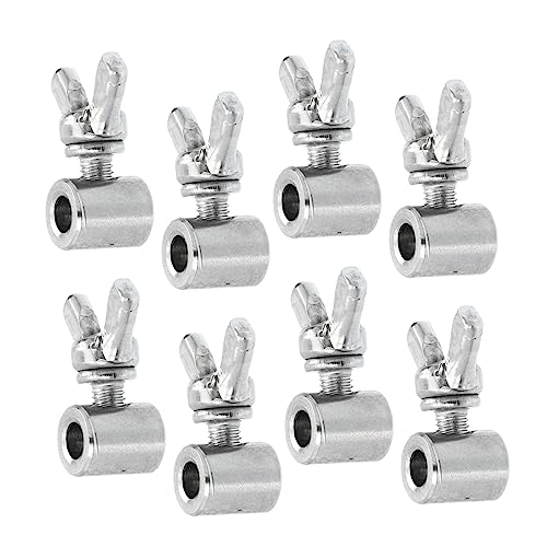 CONGARTENO 8 Stück Drahtseil Klemmen Hand Schraubklemmen für Stahlseil Robust und Vielseitig Einsetzbar für und von Lasten für Flaggen und Sonnensegel CONGARTENO 8 Stück Drahtseil Klemmen Hand Schraubklemmen für Stahlseil Robust und Vielseitig Einsetzbar für und von Lasten für Flaggen und Sonnensegel von CONGARTENO
