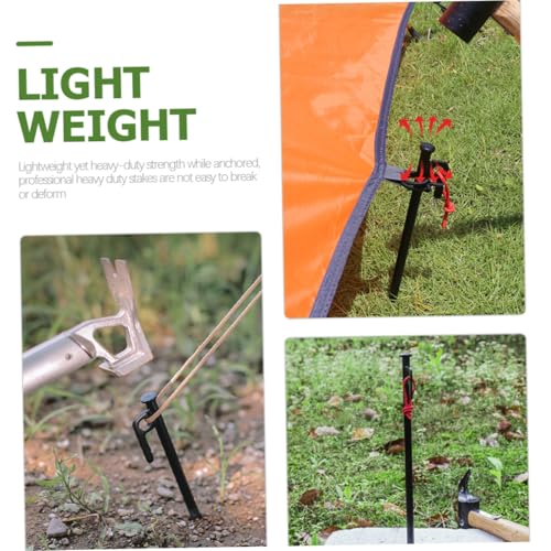 CONGARTENO 8 Stück Teiliges Schwere Zelt Heringe aus Robustem Lang mit Tragetasche Wetterfeste Bodenpfähle für Camping Strand Pavillons Zelte Planen und Markisen CONGARTENO 8 Stück Teiliges Schwere Zelt Heringe aus Robustem Lang mit Tragetasche Wetterfeste Bodenpfähle für Camping Strand Pavillons Zelte Planen und Markisen von CONGARTENO