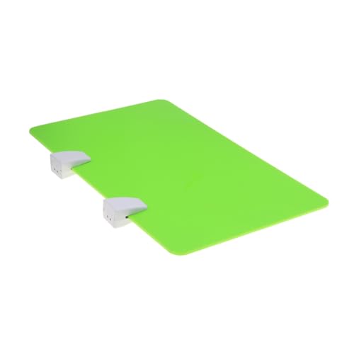 CONGARTENO Acryl Bürotrennwand Grün mit Klemmen Robuste Desktop Abtrennung für Privaten Arbeitsplatz Einfache Installation Schalldämmende Büroteiler für Ruhige Arbeitsumgebung von CONGARTENO