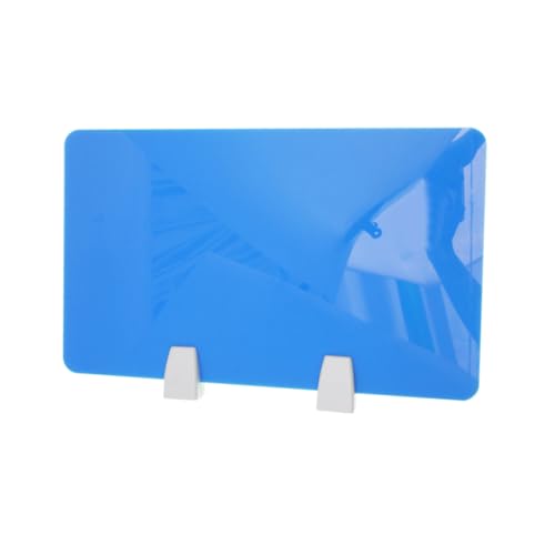 CONGARTENO Acryl Desktop Trennwand mit Klemme Büro Sichtschutzplatte Leicht Montierbarer Blauer Schreibtisch Baffle für Private Arbeitsbereiche CONGARTENO Acryl Desktop Trennwand mit Klemme Büro Sichtschutzplatte Leicht Montierbarer Blauer Schreibtisch Baffle für Private Arbeitsbereiche von CONGARTENO
