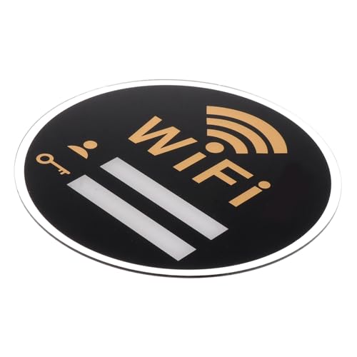 CONGARTENO Acryl Wifi Erinnerung Wandtafel Praktisches Wlan Passwort Schild für Hotel Restaurant Gästezimmer und Büro Dekoration von CONGARTENO