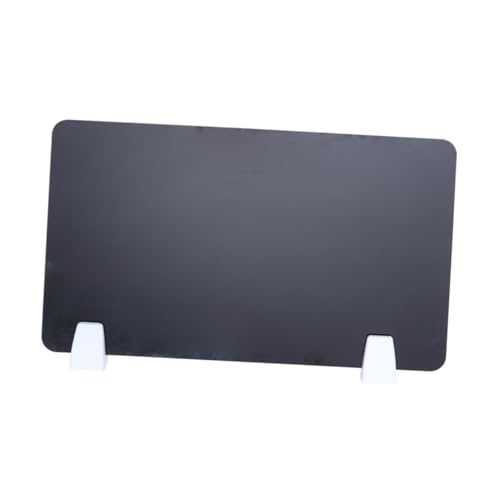 CONGARTENO Acrylschallung Schwarz Büro -Desk -teiler Schreibtisch -partitionen Schreibtisch-trennwand Bürotrennwände Büroteiler Planke Desktop-teiler Schreibtischteiler Tischtrennwand von CONGARTENO