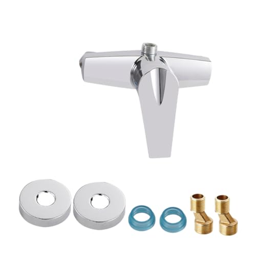 CONGARTENO Alloy Dusche Mischbatterie Badarmatur mit Einhebelmischer Schnellem Wasserfluss Temperaturregulierbar Langlebig und Auslaufsicher für Heim badezimmer Hotel und Geschäft Geeignet von CONGARTENO