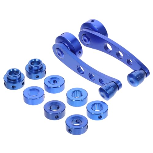 CONGARTENO Aluminium Fensterkurbel Set mit Adaptern Montageclip und Zubehör Links Rechts Passend für Manuelle Autotüren Ersatz Fenstergriff Kurbelgarnitur Blau CONGARTENO Aluminium Fensterkurbel Set mit Adaptern Montageclip und Zubehör Links Rechts Passend für Manuelle Autotüren Ersatz Fenstergriff Kurbelgarnitur Blau von CONGARTENO