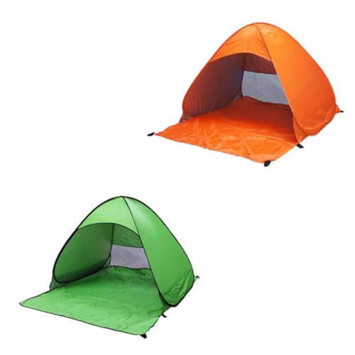 CONGARTENO Automatisches Pop up Strandzelt Orange UV Schutz Camping Zelt mit Bodenhülse und Anti UV Silberbeschichtung für Outdoor Picknick und Strandurlaub CONGARTENO Automatisches Pop up Strandzelt Orange UV Schutz Camping Zelt mit Bodenhülse und Anti UV Silberbeschichtung für Outdoor Picknick und Strandurlaub von CONGARTENO