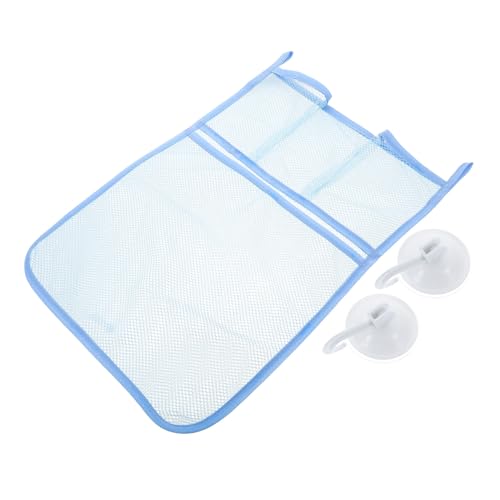 CONGARTENO Badezimmer Aufbewahrung Netz Tasche Wandhängend Organizer Doppeltes Mesh Design Platzsparend Für Bad Kinderzimmer Dusche Tub CONGARTENO Badezimmer Aufbewahrung Netz Tasche Wandhängend Organizer Doppeltes Mesh Design Platzsparend Für Bad Kinderzimmer Dusche Tub von CONGARTENO