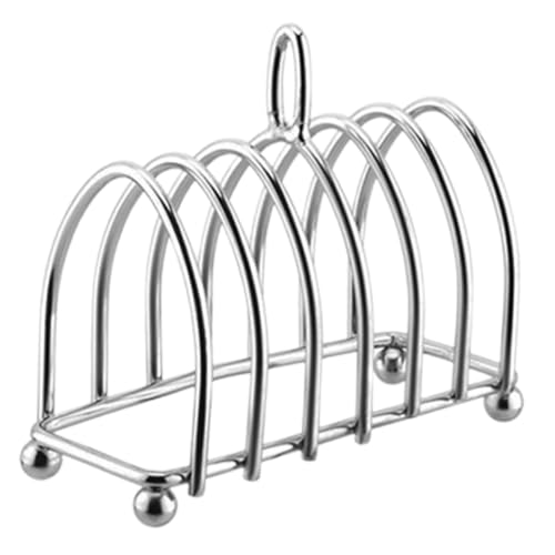 CONGARTENO Brotregal Toastregale Küchenregal Metall Toastständer Brottoasterregal Küchentoastregal Toasterwärmerregal Toast Organizer Sandwichständer Toastständer Silber CONGARTENO Brotregal Toastregale Küchenregal Metall Toastständer Brottoasterregal Küchentoastregal Toasterwärmerregal Toast Organizer Sandwichständer Toastständer Silber von CONGARTENO