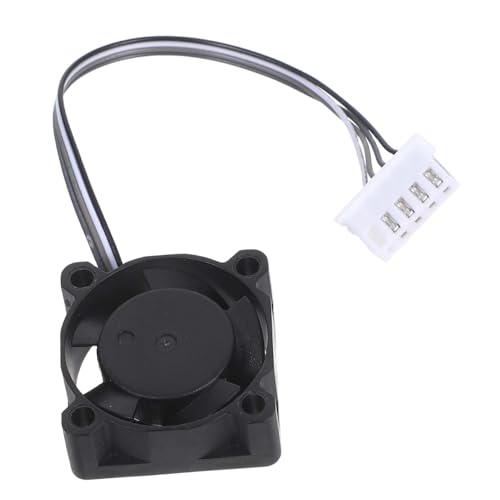 CONGARTENO Drucker Wärmeableitung 3D Druckerlüfter Drucker Hotend Teile Ersatzteil Für Extruder Temperaturregelung Extruderkühlung Kunststoff Schwarz von CONGARTENO