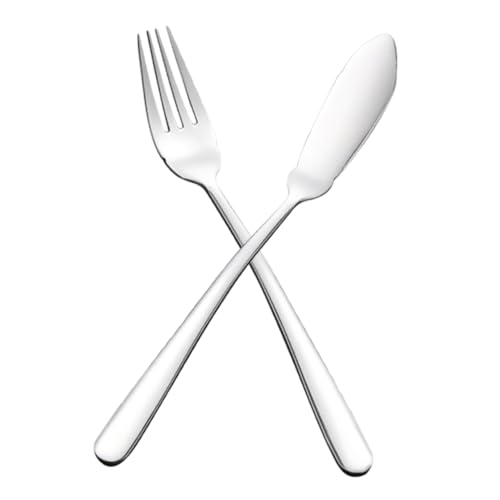CONGARTENO Edelstahl Western Besteckset Fischmesser Fischgabel Teilig Poliert Robust für Restaurant und Zuhause Steak Dinnerware Tischbesteck CONGARTENO Edelstahl Western Besteckset Fischmesser Fischgabel Teilig Poliert Robust für Restaurant und Zuhause Steak Dinnerware Tischbesteck von CONGARTENO