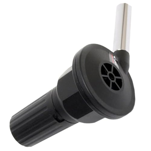 CONGARTENO Elektrisches Bbq Grillgebläse Tragbar Handventilator Feuerstarter für Outdoor Camping Picknick Grillen mit Ergonomischem Griff und Sicherem Abstand zur Flamme von CONGARTENO