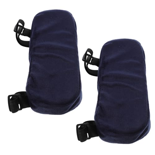CONGARTENO Ergonomische Armlehnenpolster aus Memory Schaum rutschfeste Armlehnenbezüge für Bürostuhl und Schreibtischstuhl Komfortable Ellenbogenauflagen Installieren von CONGARTENO
