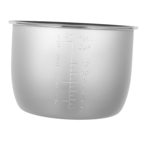 CONGARTENO Ersatz Innentopf aus Aluminiumlegierung für Elektrischen Reiskocher Universeller Dicker Reiskocher Innenkochtopf mit Optimierter Wärmeleitung für Gleichmäßiges Kochen CONGARTENO Ersatz Innentopf aus Aluminiumlegierung für Elektrischen Reiskocher Universeller Dicker Reiskocher Innenkochtopf mit Optimierter Wärmeleitung für Gleichmäßiges Kochen von CONGARTENO