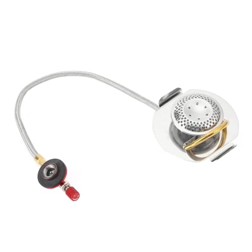 CONGARTENO Faltbarer Campingkocher Gasflaschenadapter Edelstahl Gaskocher Verbindungsstück Tragbarer Outdoor Grill für und Picknick von CONGARTENO