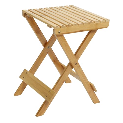 CONGARTENO Faltbarer Fußhocker Rutschfester Schuhwechselhocker Kleiner Klappstuhl für Zuhause für Erwachsene Robuste Konstruktion für Eingänge und Badezimmer von CONGARTENO