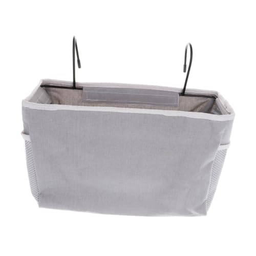 CONGARTENO Filzstoff Aufbewahrungstasche mit Polyester Mesh Hängender Organizer für Bettseiten Große Kapazität Vielseitig für Studentenwohnheim Kinderbett Sofa Auto Einfach Anzubringen von CONGARTENO